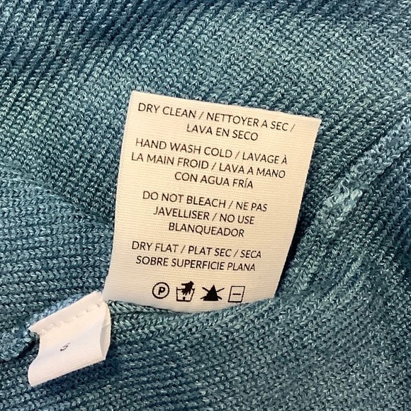 NEW! NAADAM Size Small Merino Silk Slip Lightweight Dress Blue $275 msrp J6-10 - Picture 9 of 12